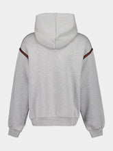Gucci Grey Cotton Jersey Hooded Sweatshirt