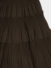 Zimmermann Olive Pleated Draped Midi Dress