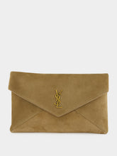 Saint Laurent Light Cumin Cassandre Large Envelope Pouch