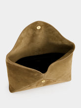 Saint Laurent Light Cumin Cassandre Large Envelope Pouch
