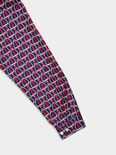 Gucci Horsebit Print Silk Shirt