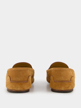 Gucci Interlocking G Brown Suede Loafers