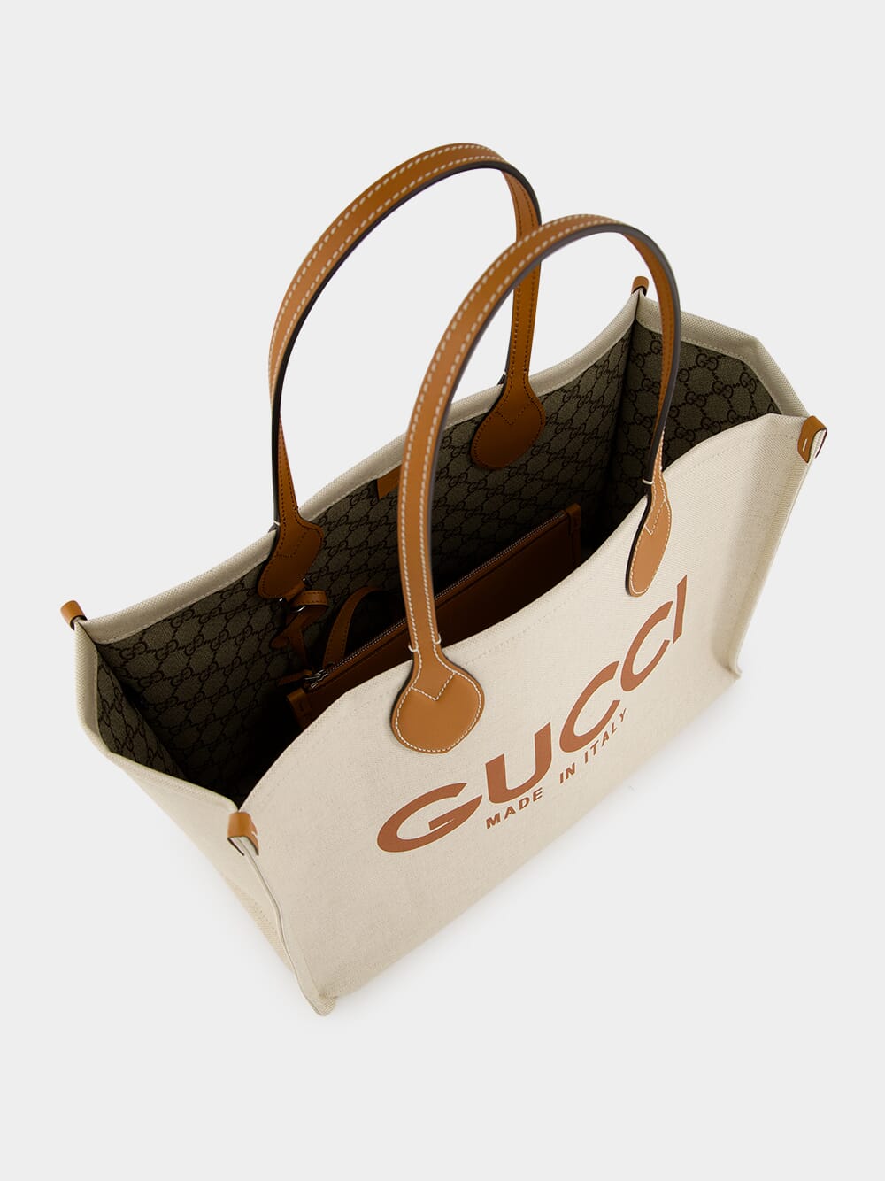 Canvas Tote Gucci Print