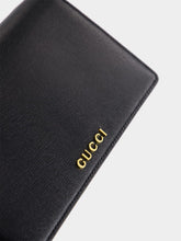 Gucci Black Chain Wallet with Script