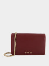 Gucci Rosso Ancora Chain Wallet