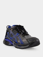 Balenciaga Black Blue Grey Runner Gradient Mesh Sneakers