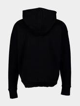 Saint Laurent Black Fleece Cotton Hoodie