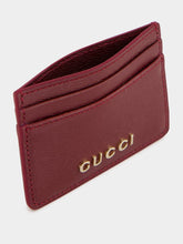 Gucci Rosso Ancora Red Card Case