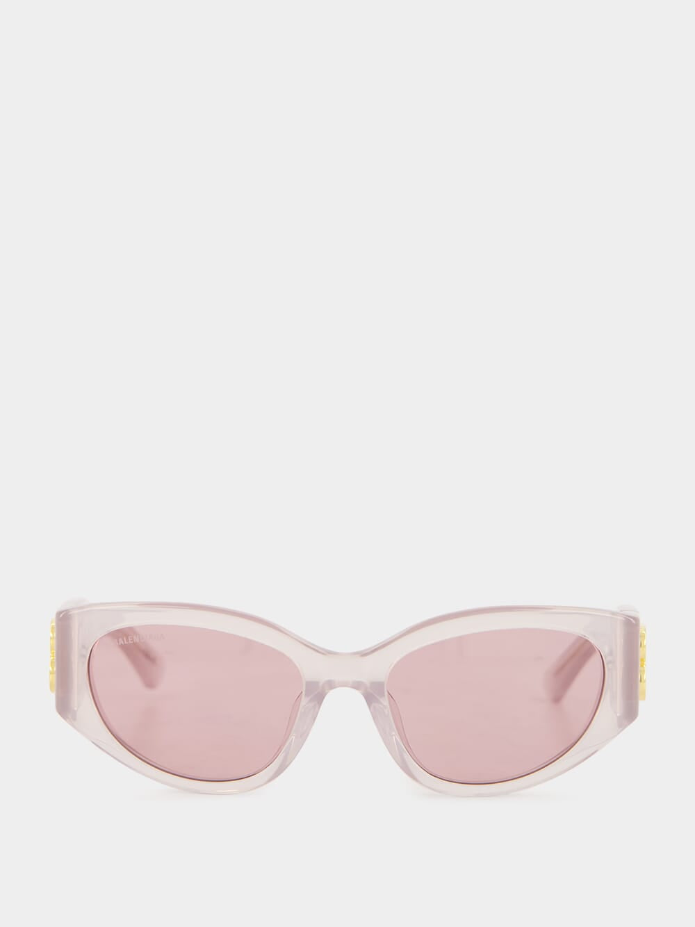 Women's Bossy Round AF Sunglasses in Light Pink