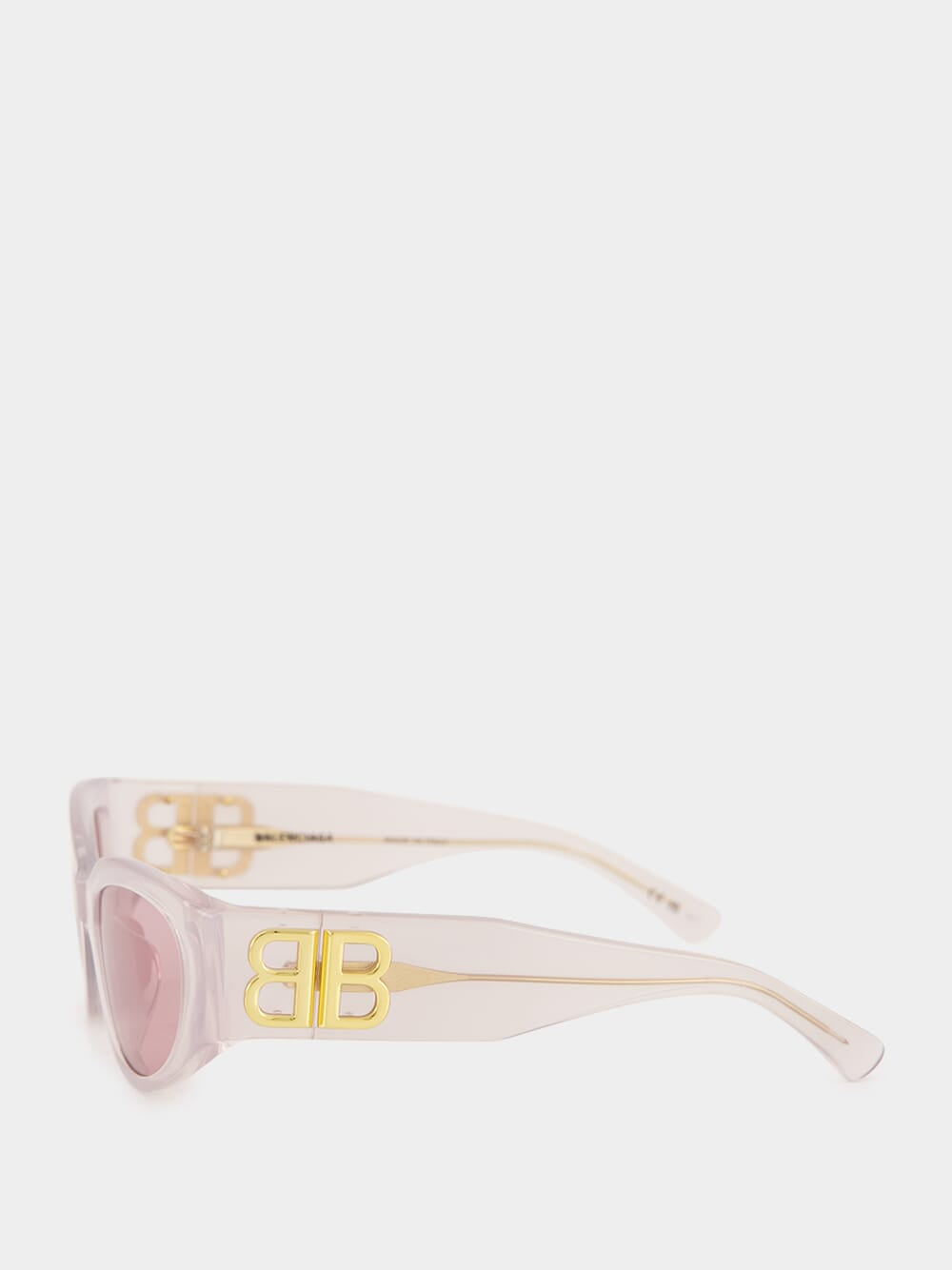 Women's Bossy Round AF Sunglasses in Light Pink