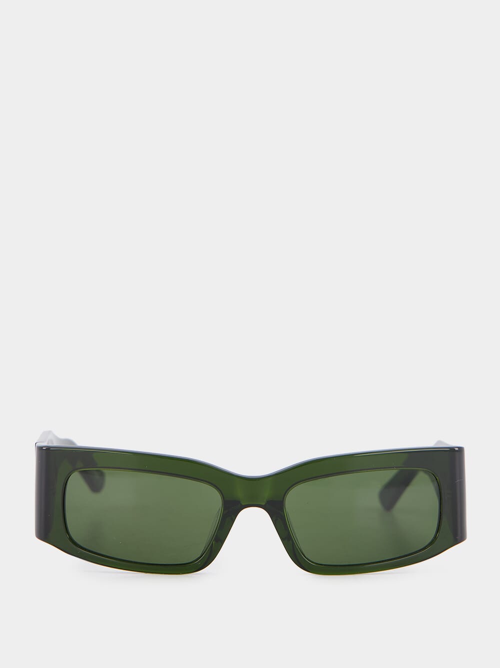 Gafas de sol rectangulares verdes <tc>Frame</tc> 