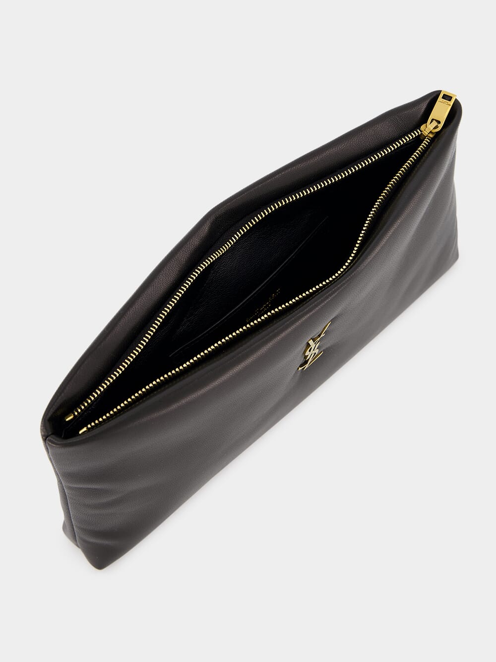 Calypso Long Zip Black Pouch