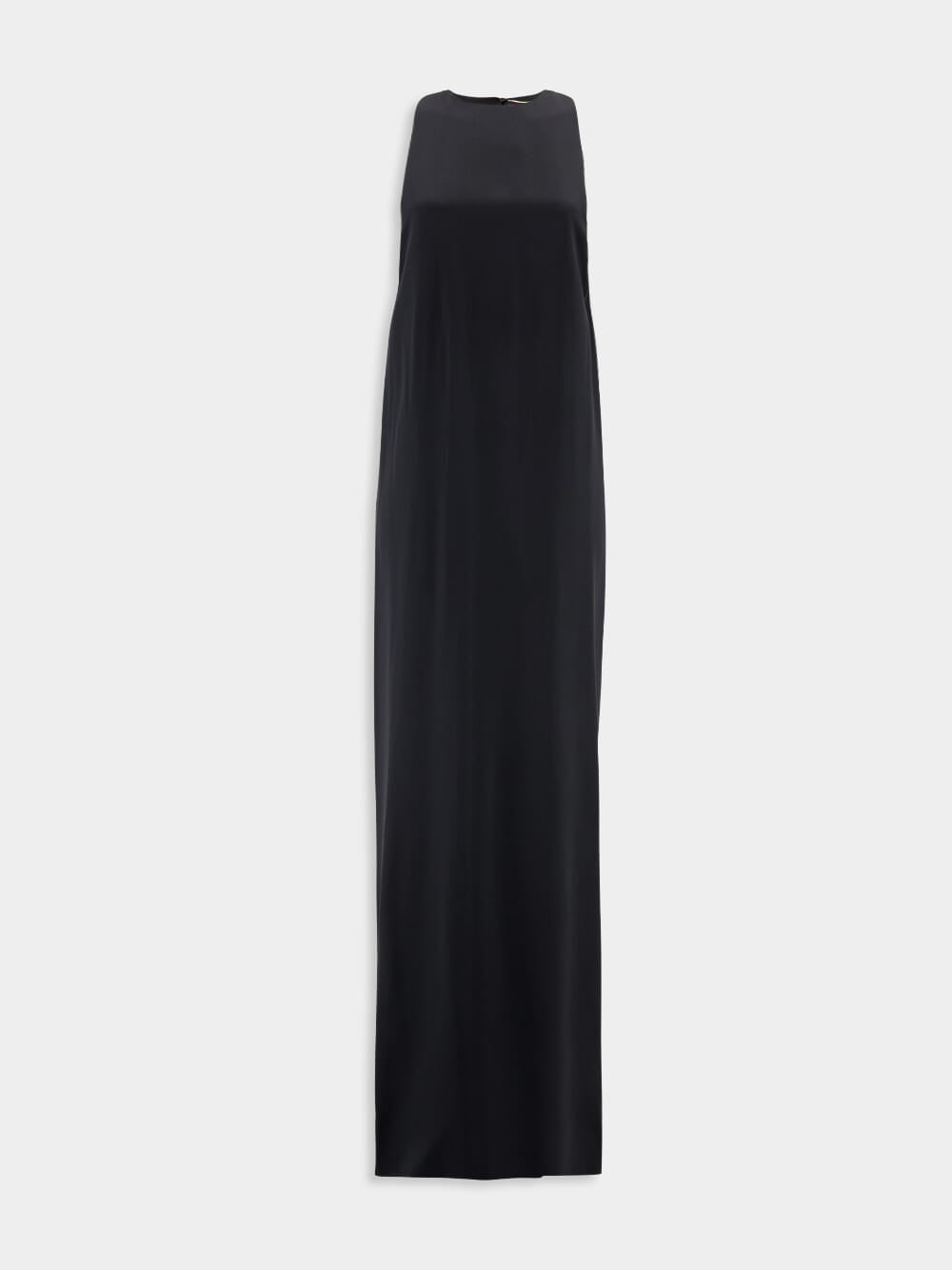 Satin Crepe Back-Tie Dress