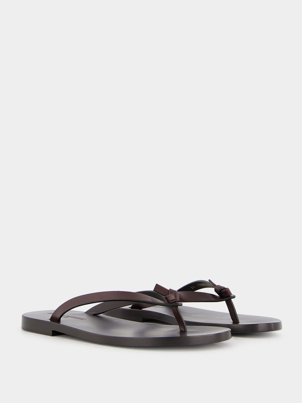 Leather Flat Sandals