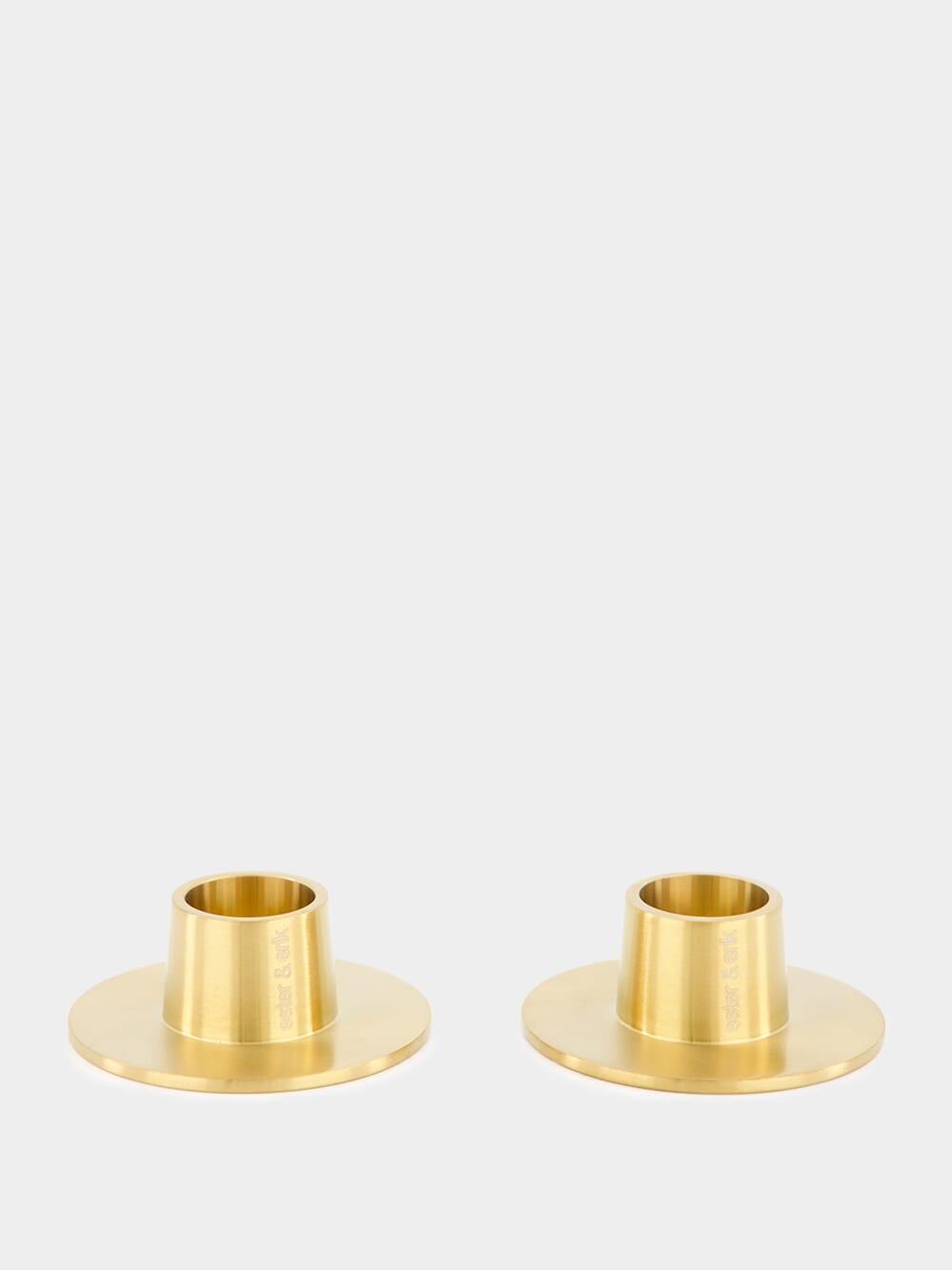 Medium Gold Candle Holder