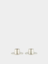 Ester & Erik Silver Medium Candle Holders Set of 2
