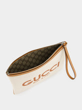 Gucci Beige Gucci Print Clutch
