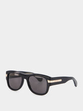 Gucci Gold-Detail Square Sunglasses