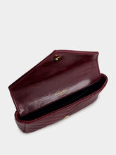 Saint Laurent Deep Hot Wine College Mini Bag