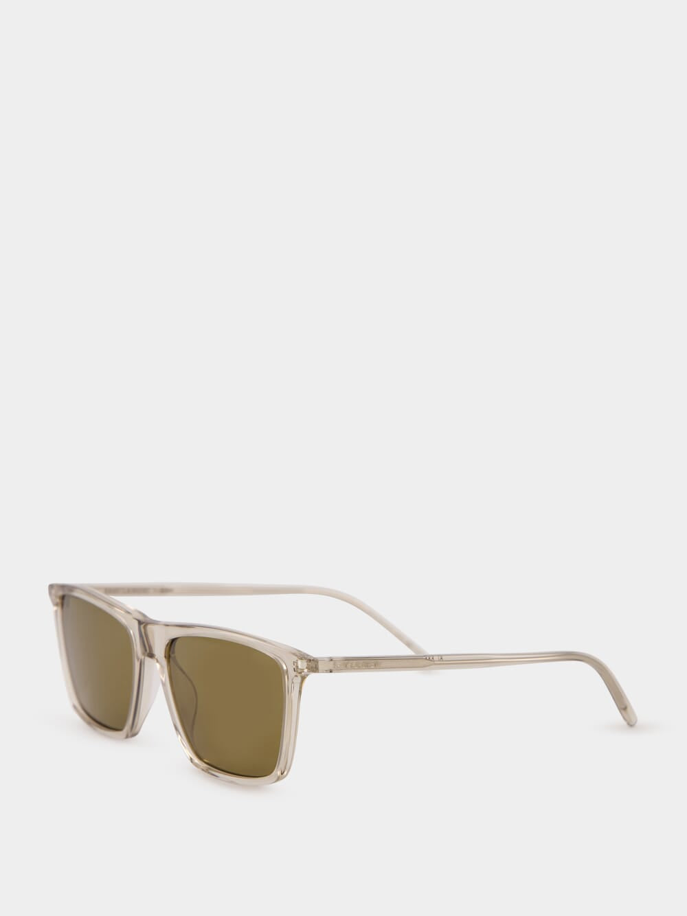 Beige YSL SI 668 Sunglasses in Recycled Acetate