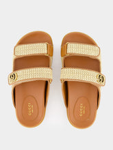 Gucci Double G Woven Sandals