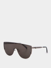 McQueen Eyewear Skull Black Sunglasses