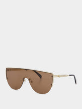 Alexander McQueen Eyewear Skull Brown Sunglasses