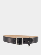Buckle Fastening Leather Belt
