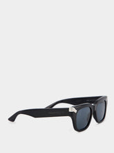 Punk Rivet Black Square Sunglasses | PDP - Fashion Clinic