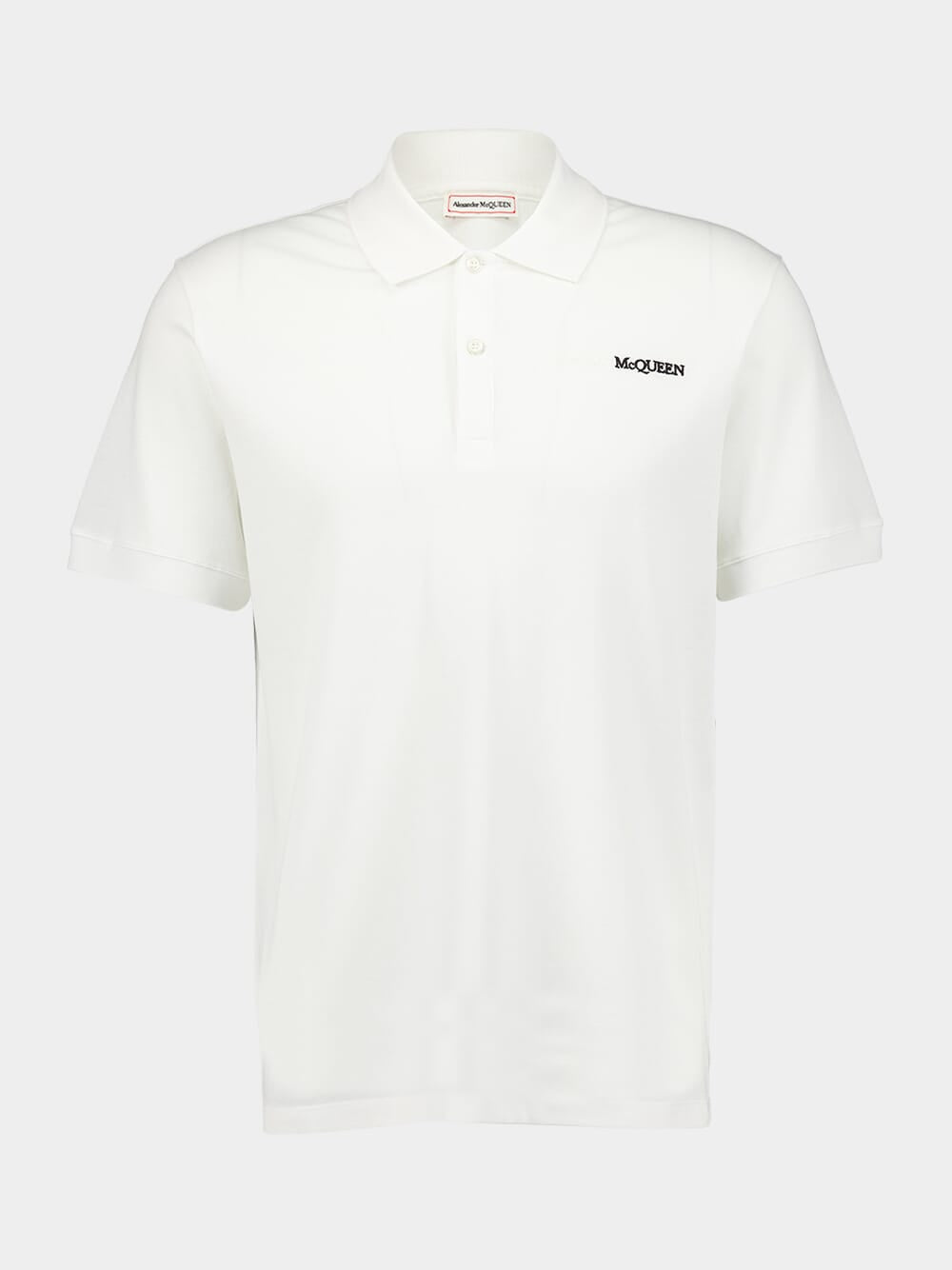 White Cotton Polo Piquet