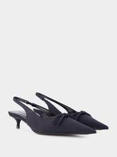 Balenciaga Black Slingback with Bow