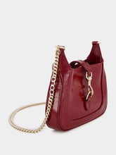 Gucci Jackie Notte Mini Rosso Ancora Patent Chain Bag