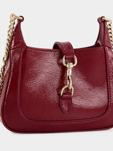 Gucci Jackie Notte Mini Rosso Ancora Patent Chain Bag