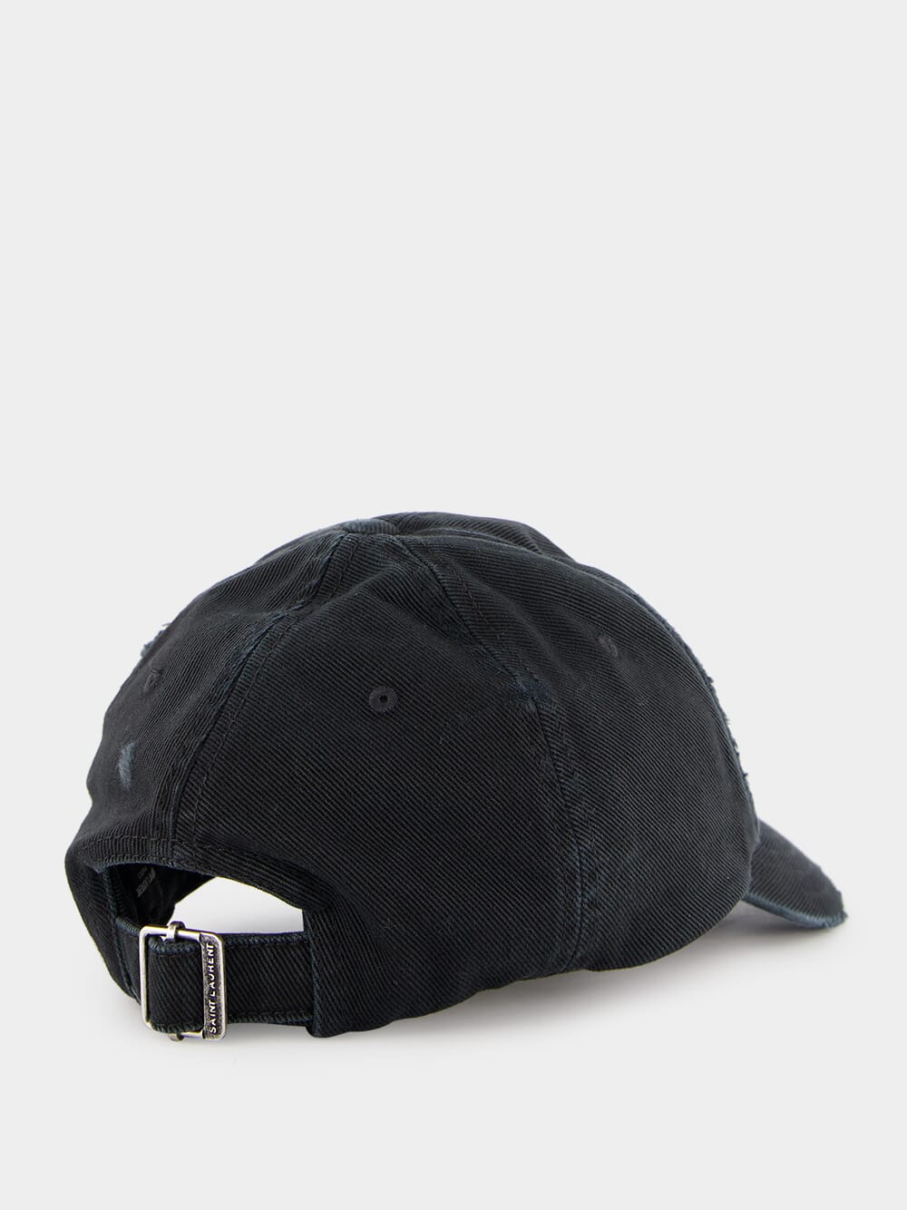 Cassandre Washed Black Denim Cap