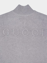 Gucci Light Grey Fine Knit Cardigan