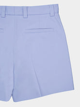 Gucci Light Blue Cotton Poplin Shorts
