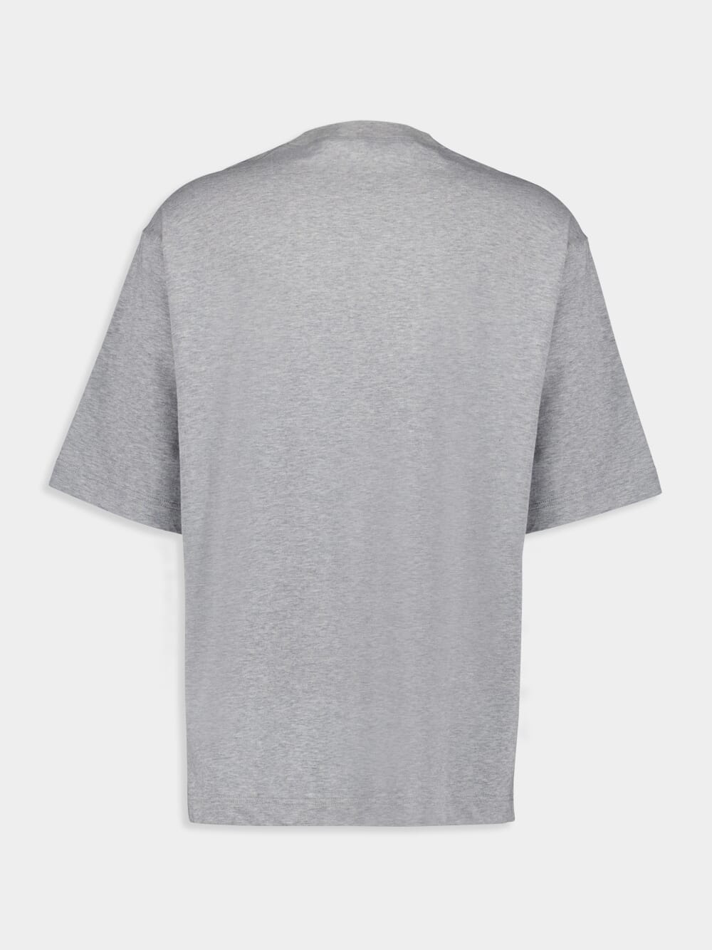 Grey Cotton jersey T-shirt with print