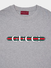 Gucci Grey Cotton jersey T-shirt with print