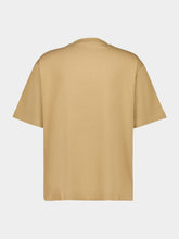 Gucci Camel Printed Cotton Jersey T-Shirt
