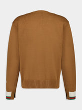 Gucci Cotton Sweater with Gucci Intarsia