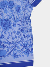 Blue Floral Cotton Jumpsuit | PDP - Fashion Clinic