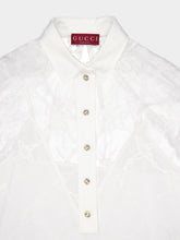 Gucci White Cotton Shirt