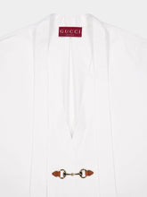 Gucci Cotton Horsebit Poplin Mini Dress