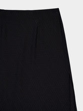 Gucci Black Silk Jacquard Skirt