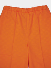 Gucci Orange Midi GG Canvas Shorts