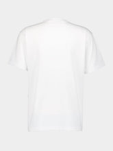 Gucci White Cotton Jersey T-Shirt with Gucci Print