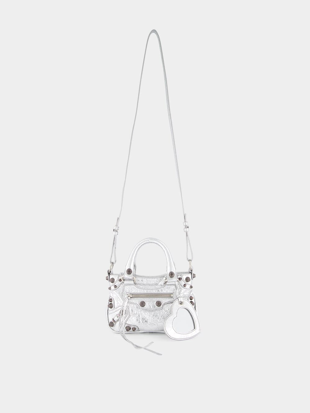 Neo Cagole Silver Mini Crossbody Bag