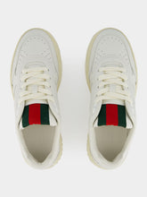 Gucci Re-Web White Leather Trainer