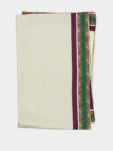 Alémais Purple Ruthie Silk Paisley Scarf