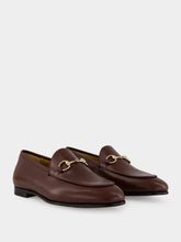 Gucci Jordaan Loafer in Dark Brown Leather